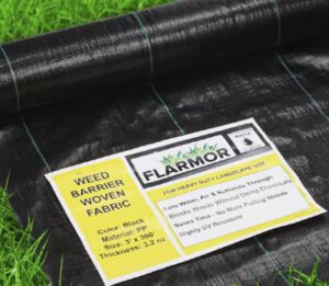 FLARMOR 12' by 250' Woven Landscape Fabric