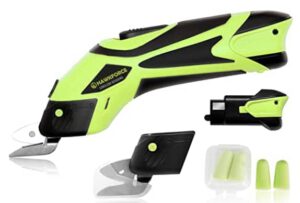 Hawkforce (Electric) Battery Operated Scissors for Cutting Fabric & Leather