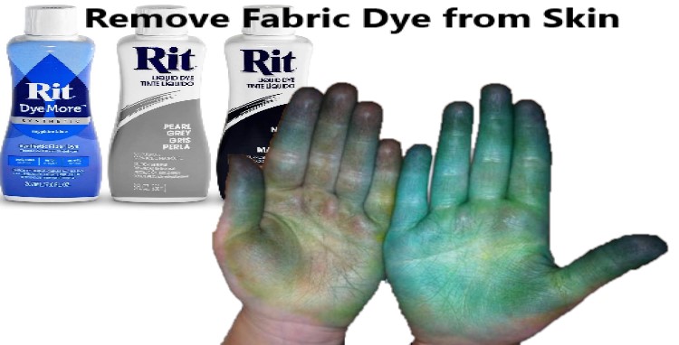 How to Get Fabric Dye Off Skin