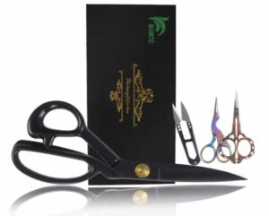 BIHRTC Professional 9 inch Sharp Tailor Scissors & Small Decorative Embroidery Scissors
