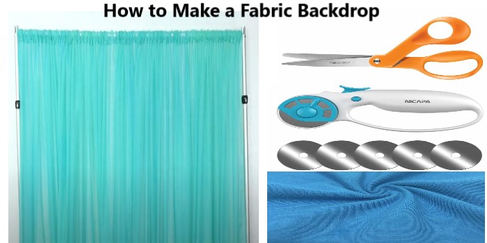How to Make a Fabric Backdrop