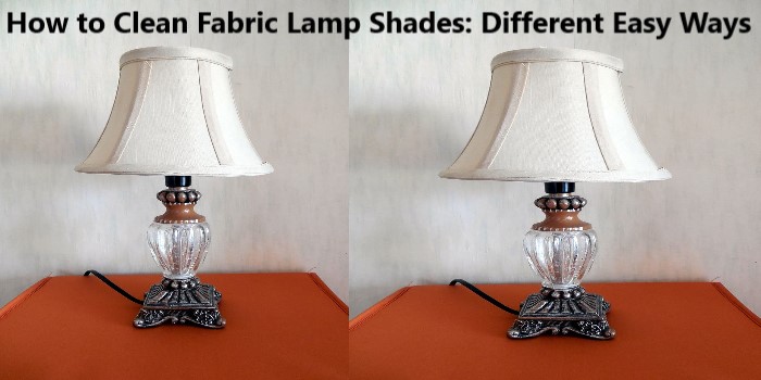 How To Clean Fabric Lamp Shades, Can You Put Fabric On A Lampshade