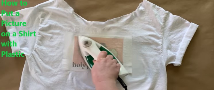 How to Put a Picture on a Shirt with Plastic Wrap