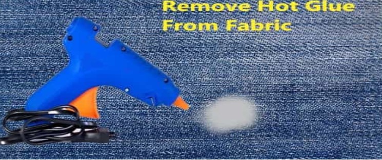 how to get hot glue out of clothes