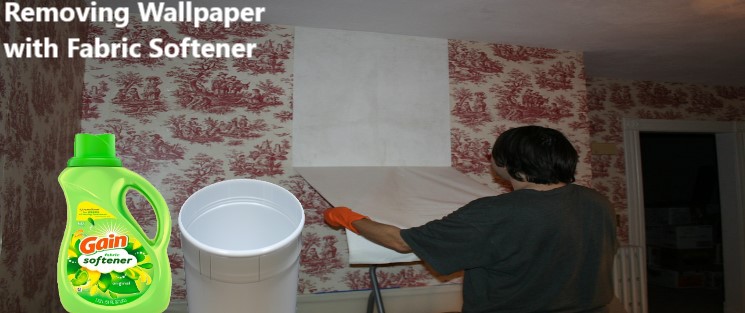 Remove Wallpaper with Fabric Softener