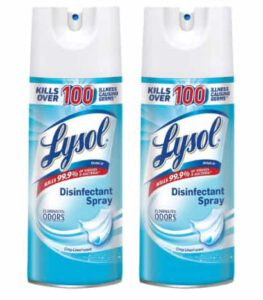 Lysol Crisp Linen Disinfectant Spray for Fabric Furniture, couch