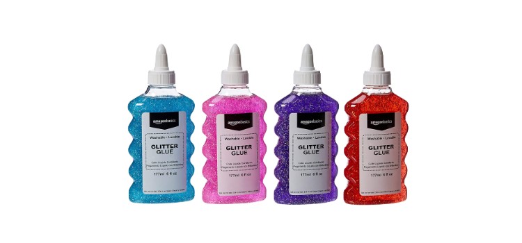 Amazon Basics Liquid Washable Glitter Glue