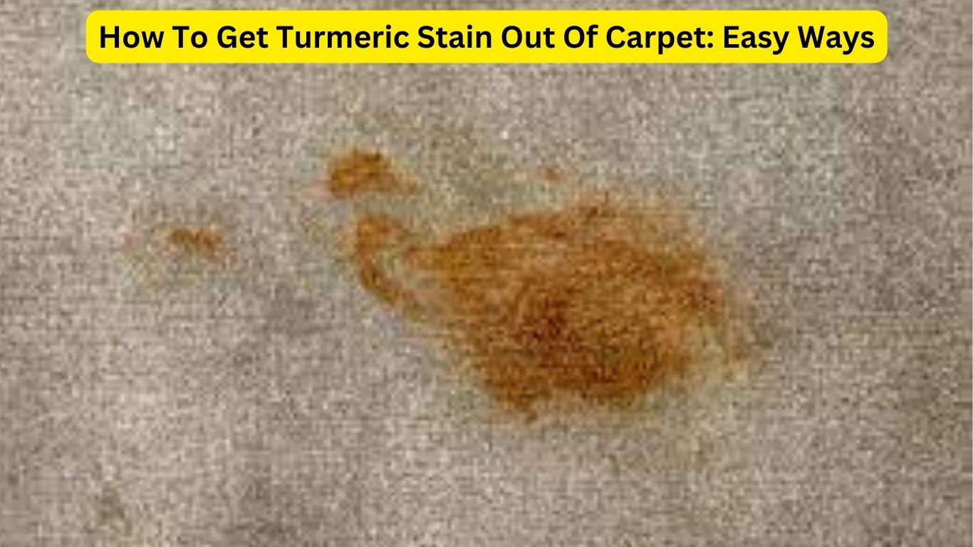 How To Get Turmeric Stain Out Of Carpet