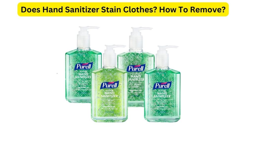Does Hand Sanitizer Stain Clothes