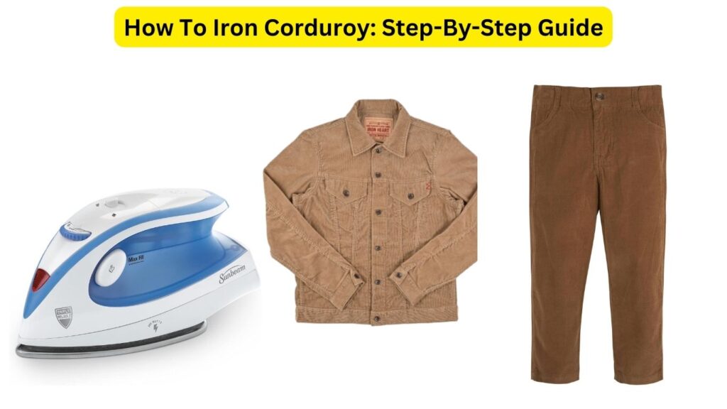 How To Iron Corduroy