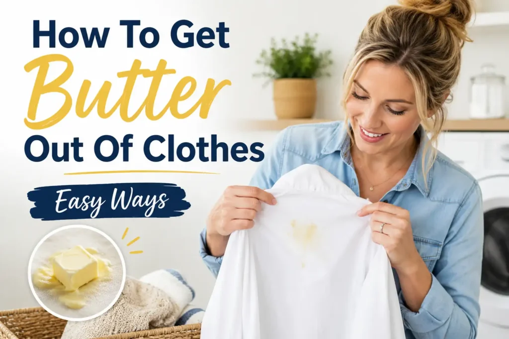 How To Get Butter Out Of Clothes