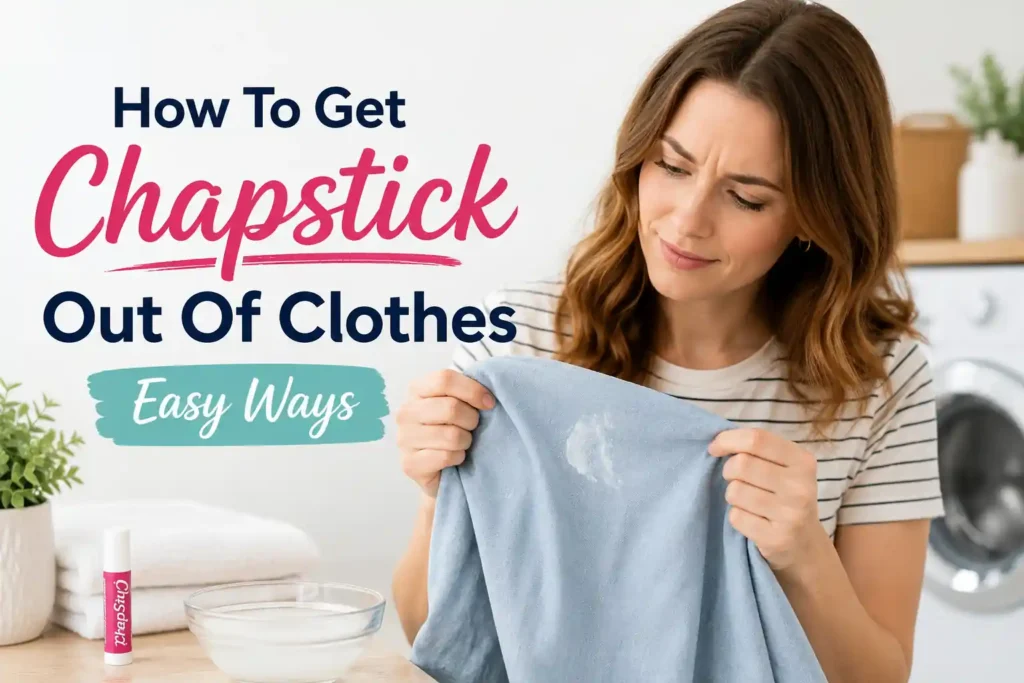 How To Get Chapstick Out Of Clothes