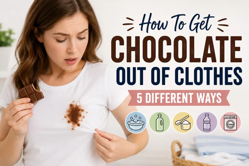 How To Get Chocolate Out Of Clothes