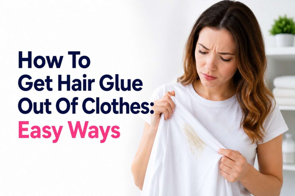 How To Get Hair Glue Out Of Clothes