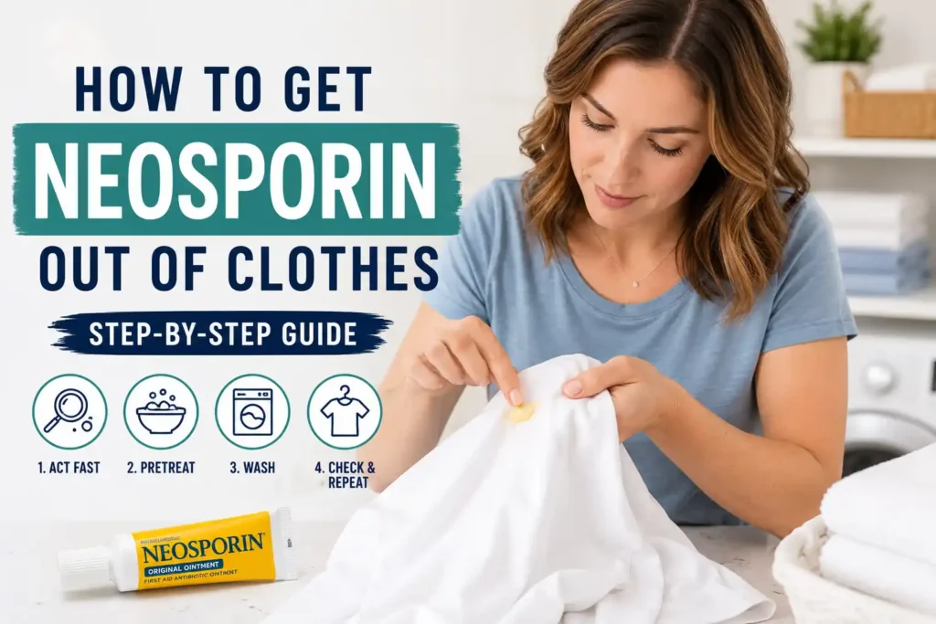 How To Get Neosporin Out Of Clothes