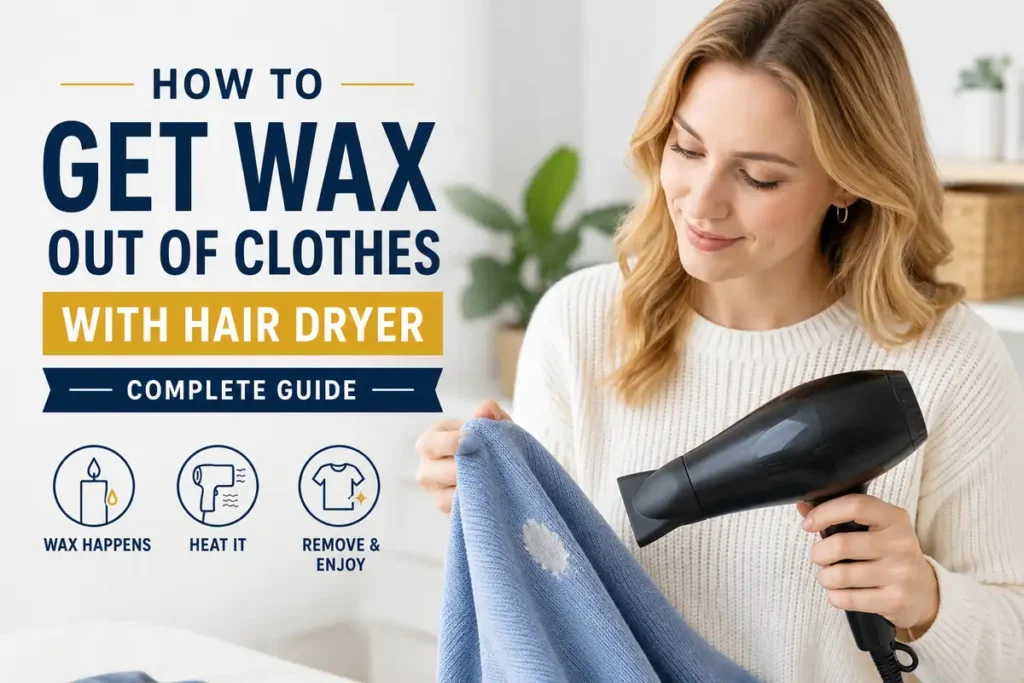 How To Get Wax Out Of Clothes With Hair Dryer