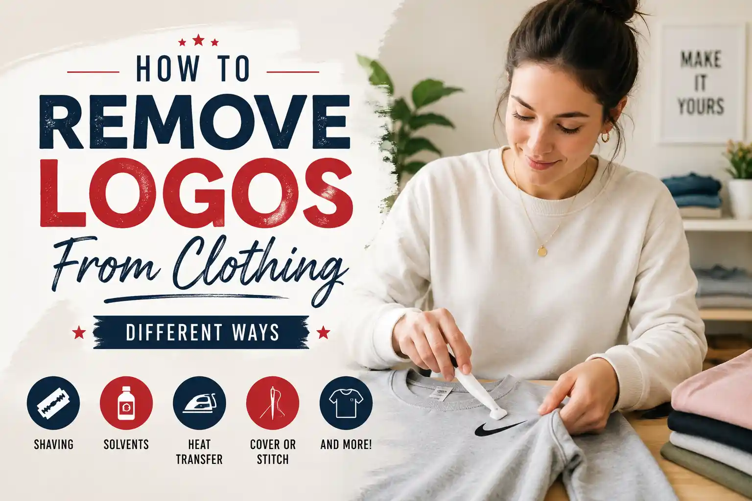 How To Remove Logos From Clothing