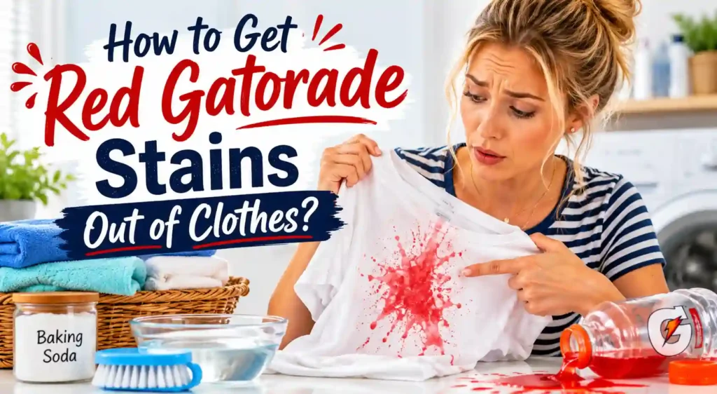 How to Get Red Gatorade Stains Out of Clothes