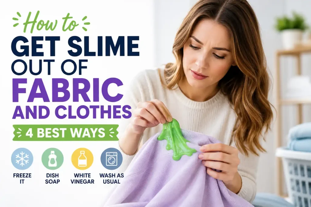 How to Get Slime Out of Fabric and Clothes