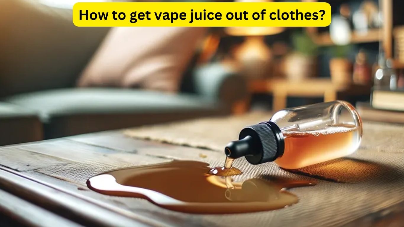 How to Get Vape Juice Out of Clothes
