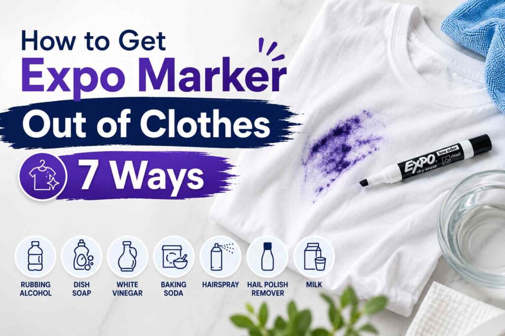 How to Get Expo Marker Out of Clothes