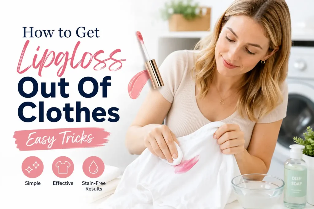 How to Get Lipgloss Out Of Clothes