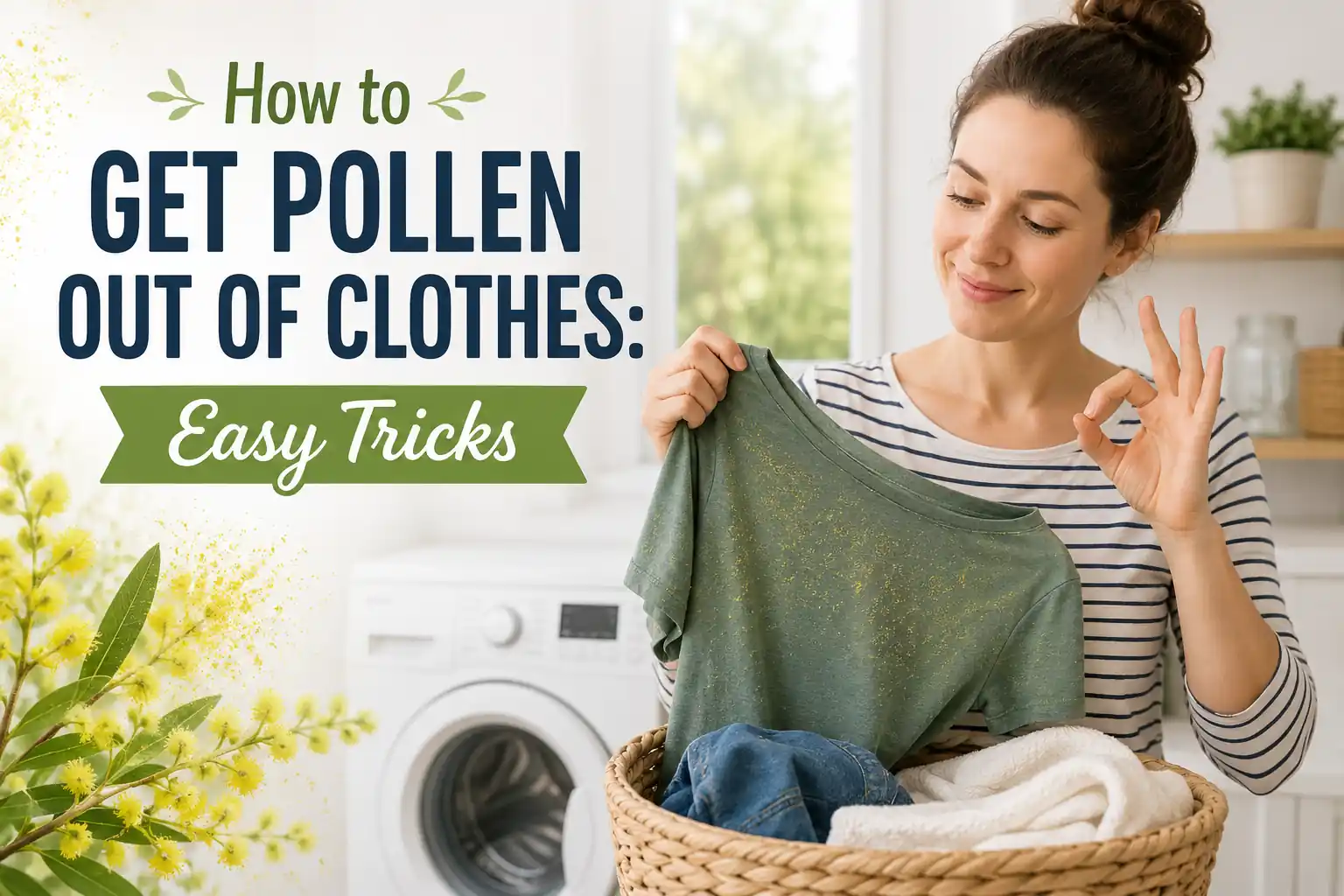 How to Get Pollen Out of Clothes