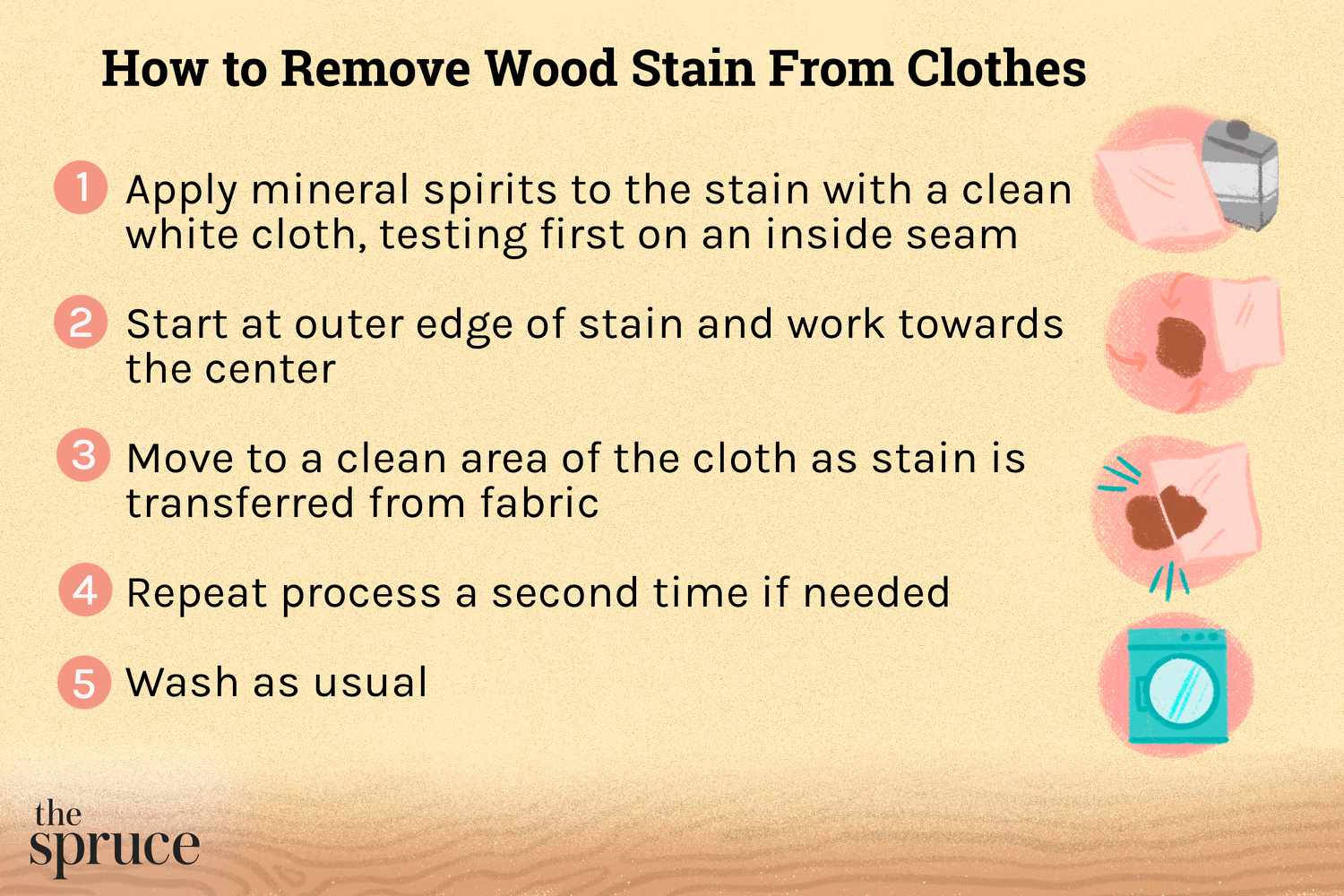 How to Get Wood Stain Out of Clothes?