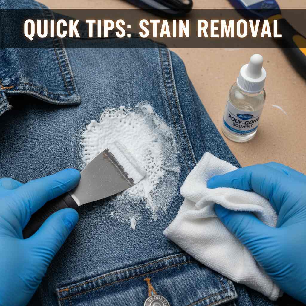 How to Get Polyurethane Out of Clothes