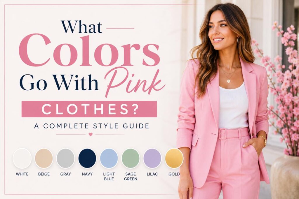 What Colors Go With Pink Clothes