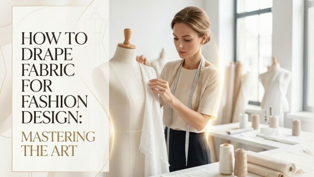 How to Drape Fabric for Fashion Design