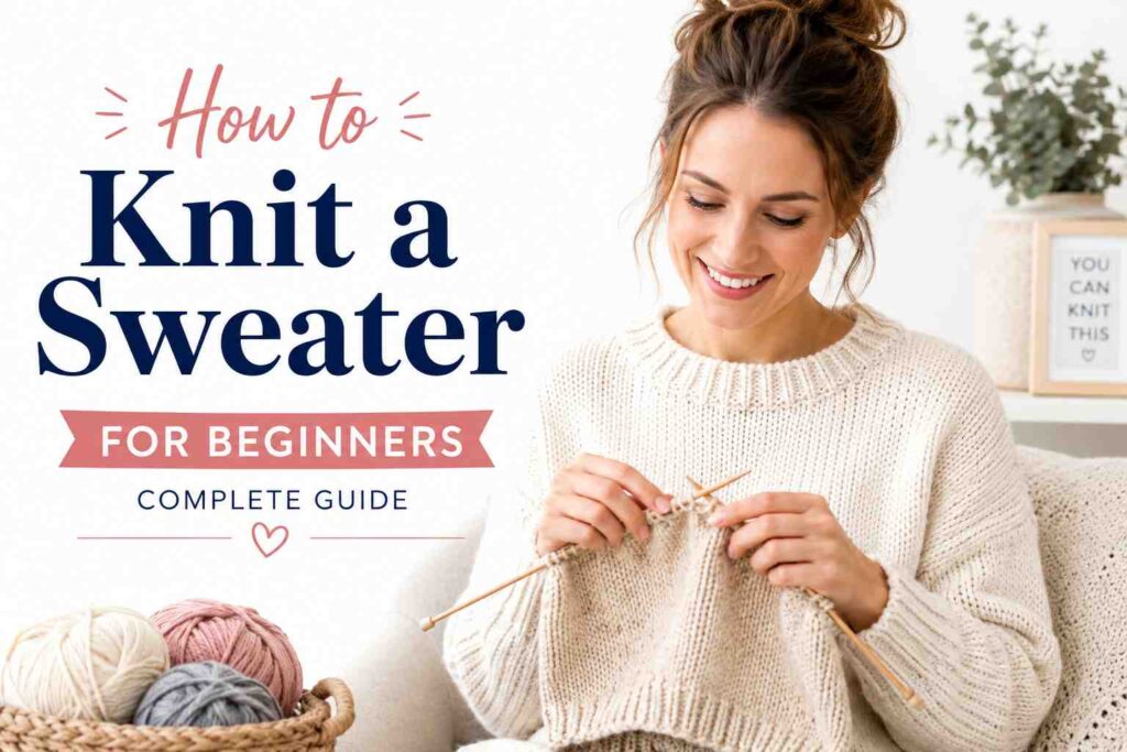 How to Knit a Sweater for Beginners