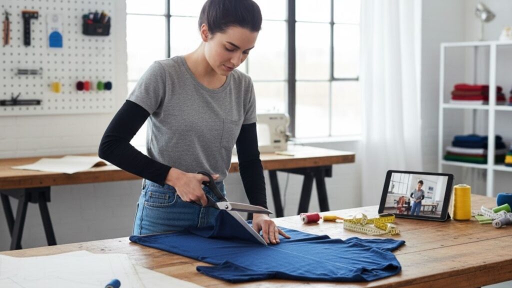 How to Make a Balaclava Out of a Shirt