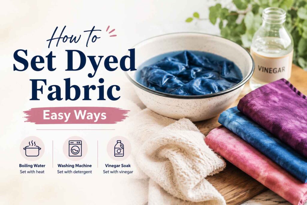 How to Set Dyed Fabric