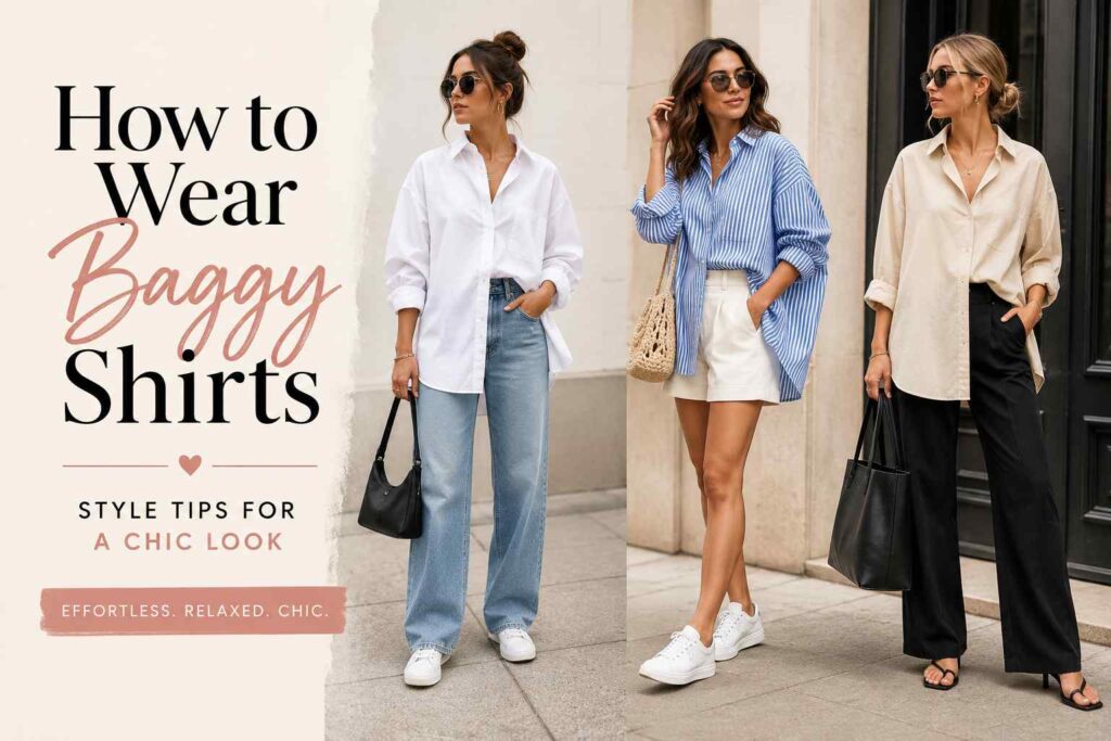How to Wear Baggy Shirts