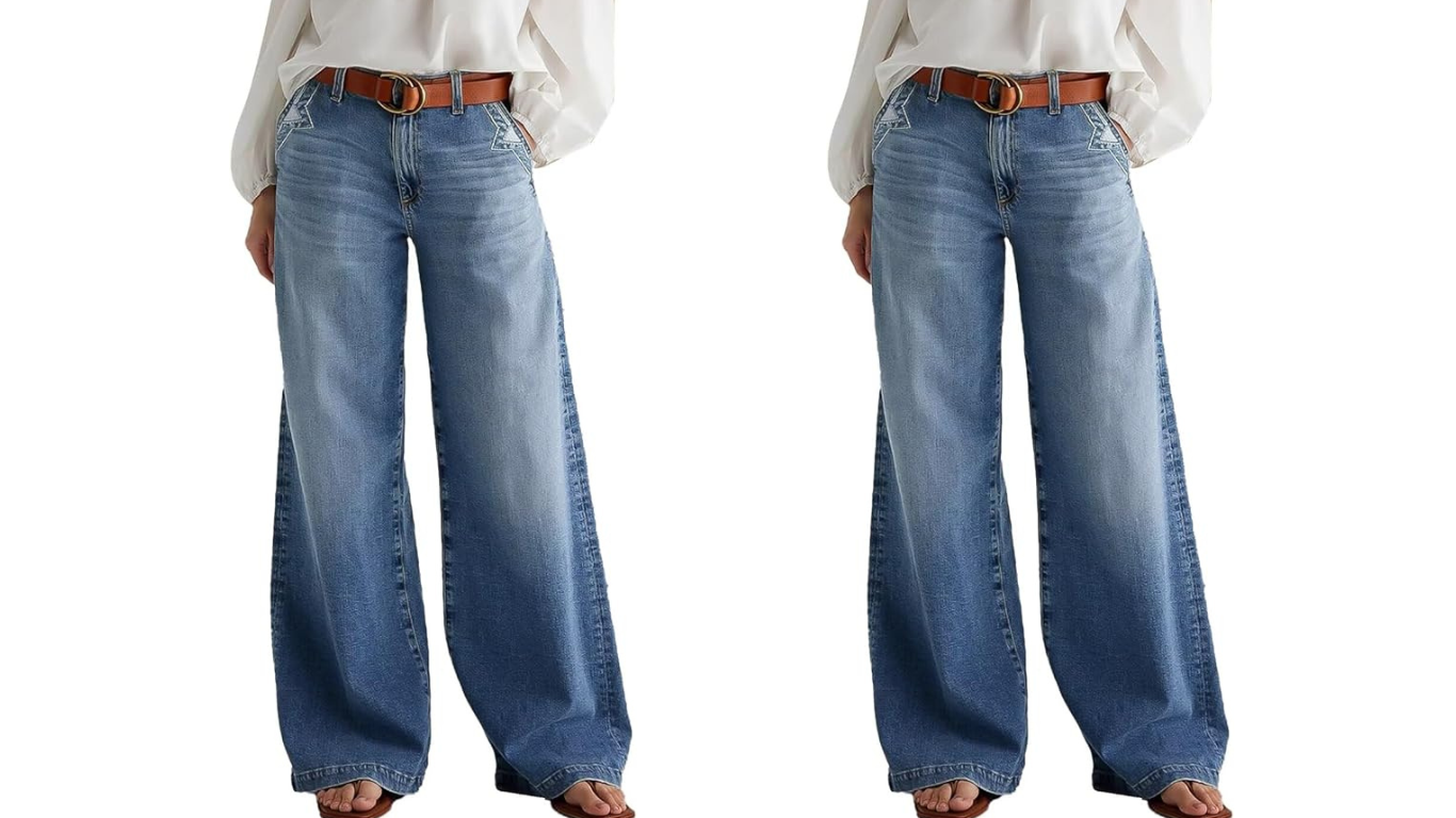 Flamingals Wide Leg Jeans for Women review