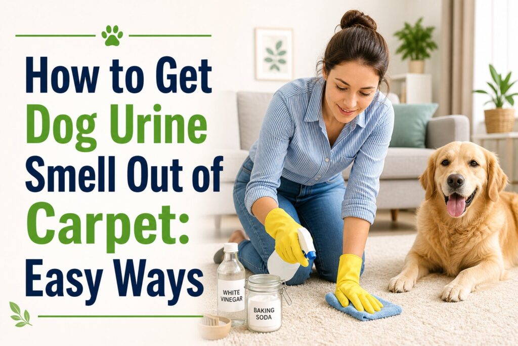 How to Get Dog Urine Smell Out of Carpet