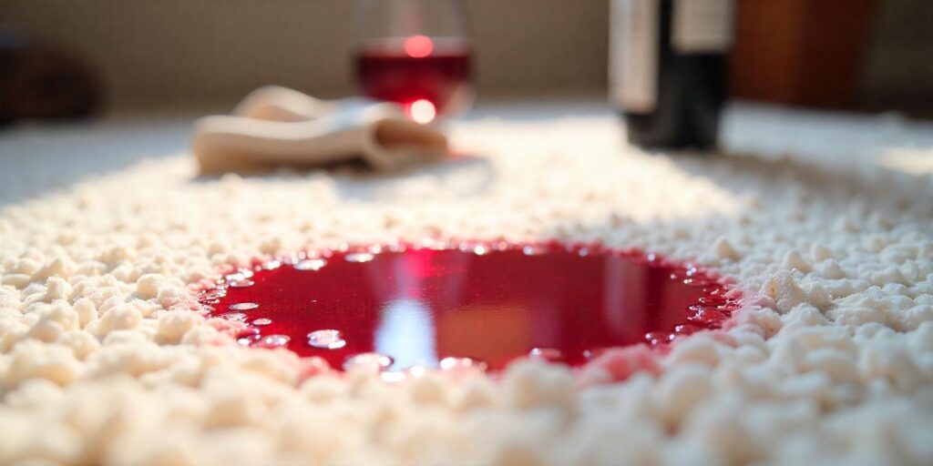How to Remove Red Wine from Carpet
