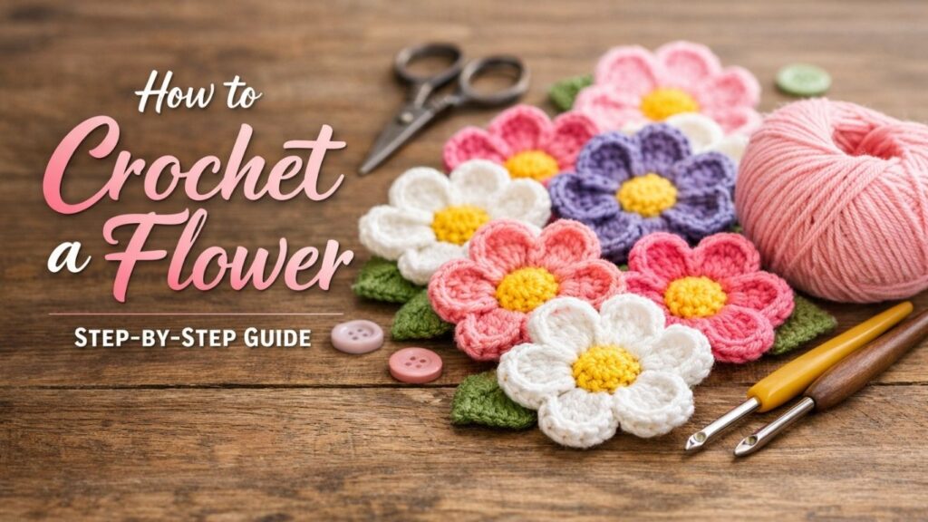 How to Crochet a Flower