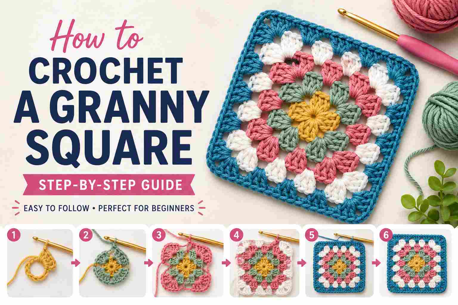 How to Crochet a Granny Square: Step-by-Step Guide