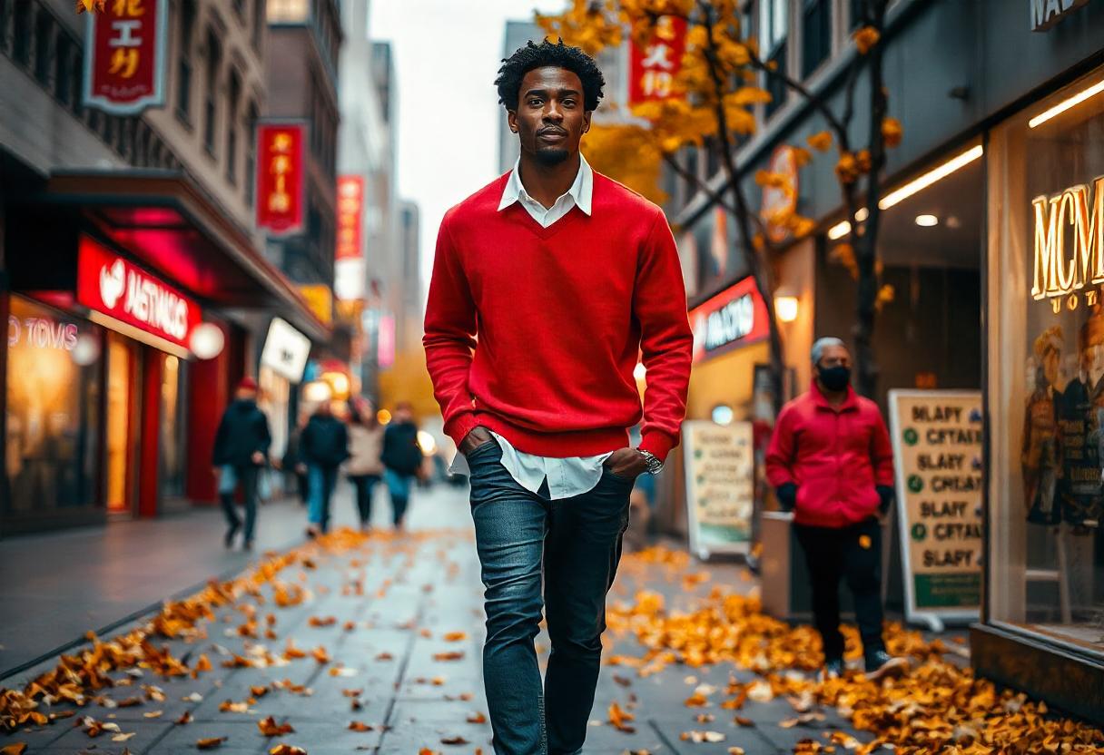 Style a Red Sweater