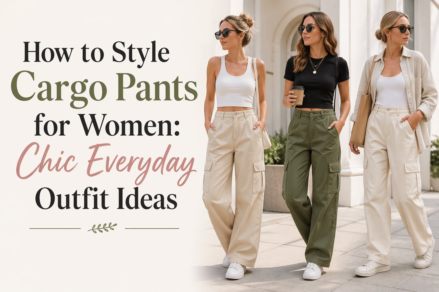 How to Style Cargo Pants for Women: Chic Everyday Outfit Ideas