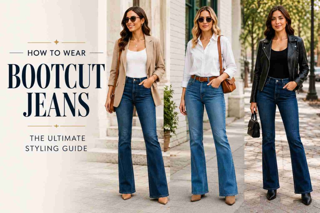 How to Wear Bootcut Jeans
