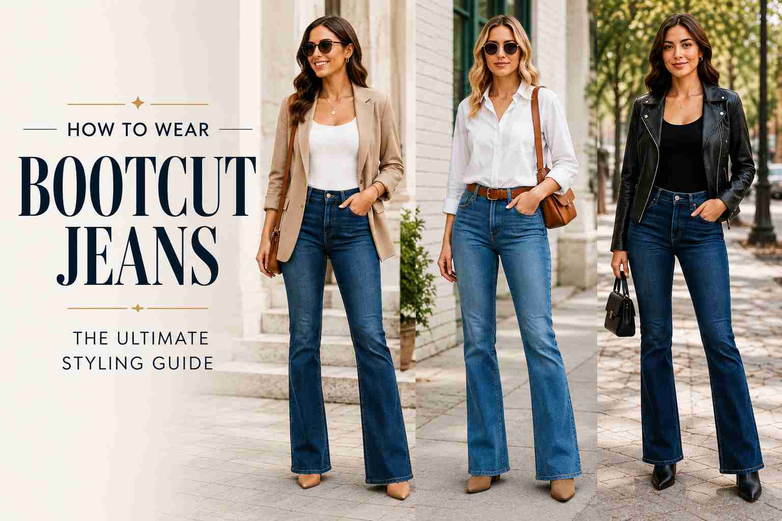 How to Wear Bootcut Jeans