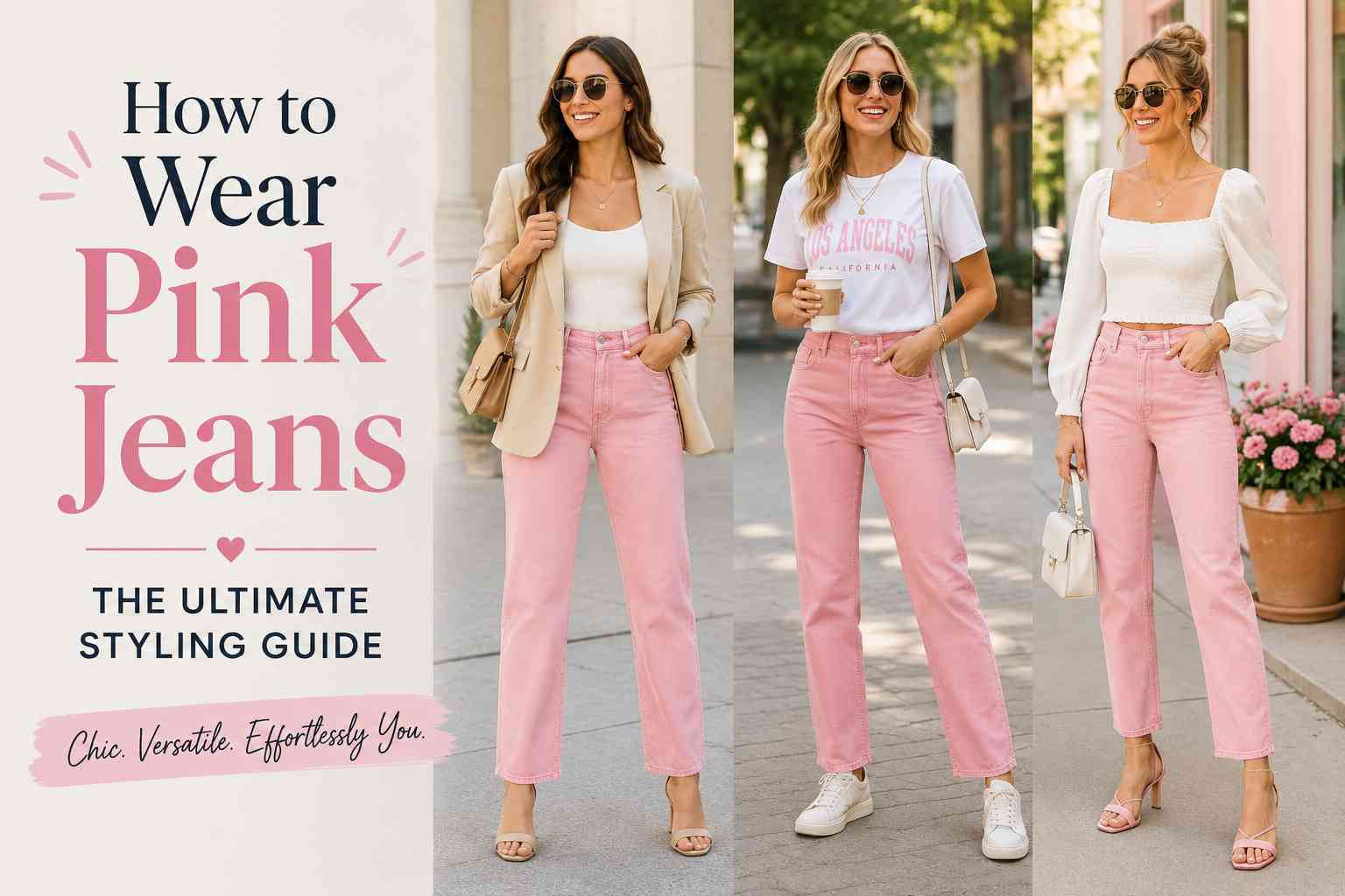 How to Wear Pink Jeans: The Ultimate Styling Guide