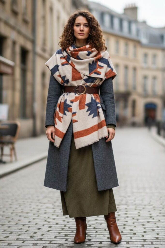 The Belted Shawl