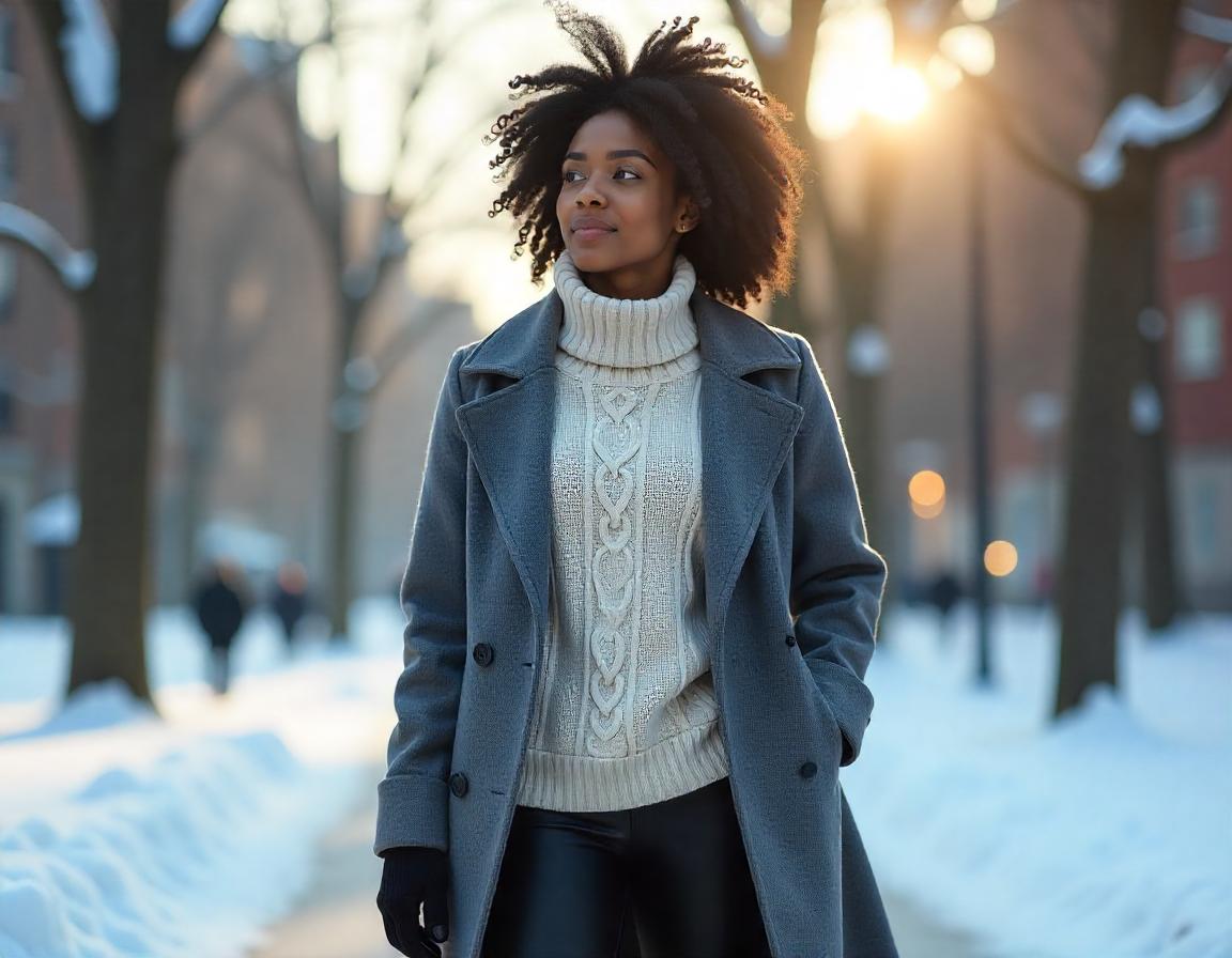 flare leggings outfit ideas for winter