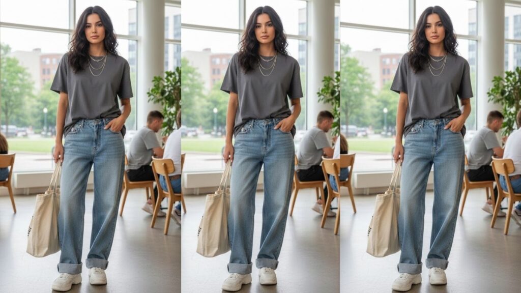 15 Baggy Jeans and Oversized T-Shirt