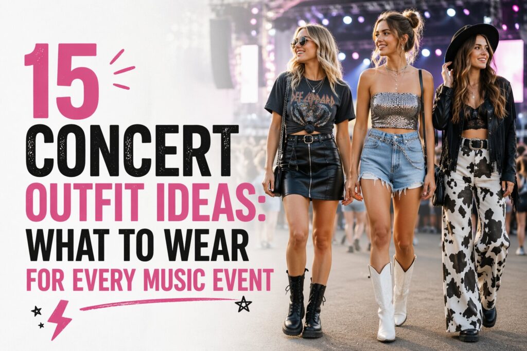 15 Concert Outfit Ideas