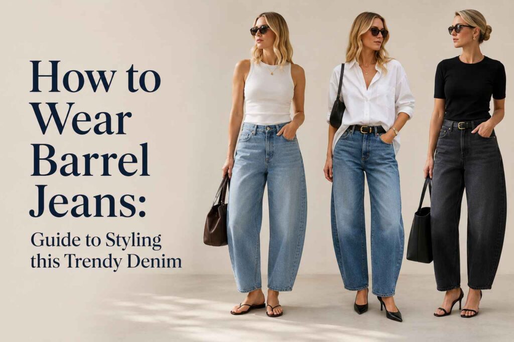 How to Wear Barrel Jeans: Guide to Styling this Trendy Denim